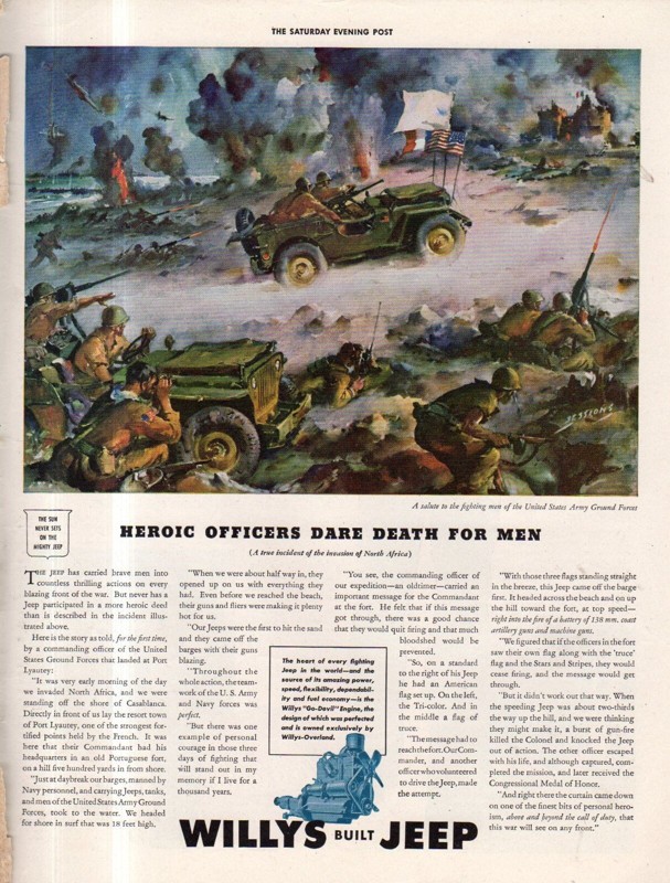 November 1943 Advertisement - Saturday Evening Post